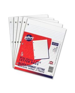 Lined Pad White 11"  3-holes