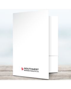 14pt UV Gloss 2 PMS Under 20% Twin Pocket Folder 2/0