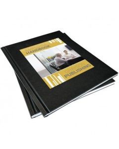 Coverbind Hardcover On Demand 1" Black 11 x 81/2