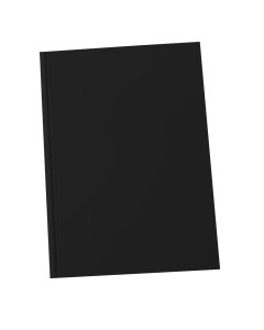 Unicover Hard Letter 220pg Black 11 x 8 1/2