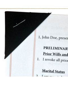 Document Corners Black (unassembled)
