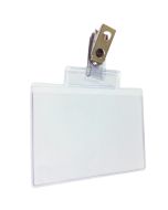 4 x 3 Pouch with Badge & Strap Clip