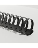 5/8 x 19R Black Plastic Bindings