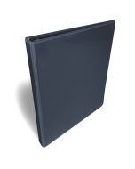 Cartable marine à anneaux en D de 5/8 po avec pochette transparente pour page personnalisée.