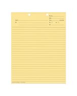 Bloc-notes client - Jaune