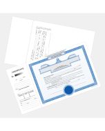 Blue Laser Share Certificate with Seal - Alberta