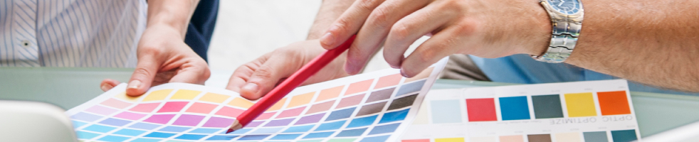 selecting colour swatches
